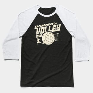 Womens volleyball retro vintage 80s Baseball T-Shirt